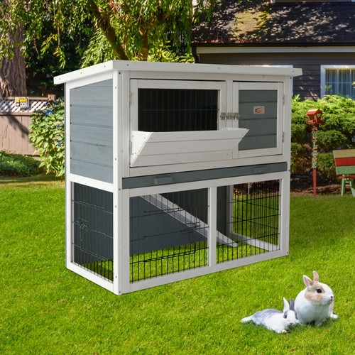 Rabbit hutches hutch run - rabbit,