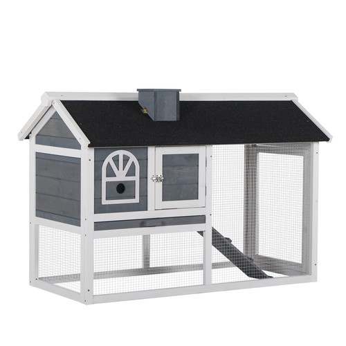Pawhut rabbit hutch - pawhut, guinea