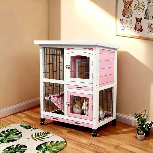 Rabbit hutch indoor outdoor - hutch,