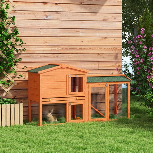 Rabbit hutch outdoor - rabbit, outdoor,