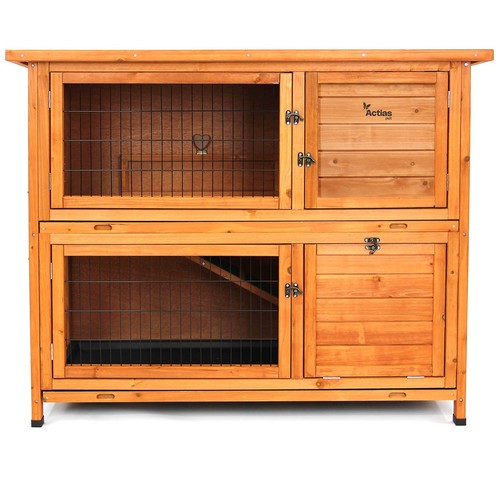 Wooden bunny rabbit hutch - wooden,