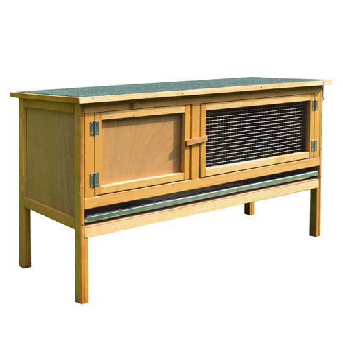 Pawhut wooden rabbit - pawhut, hutch