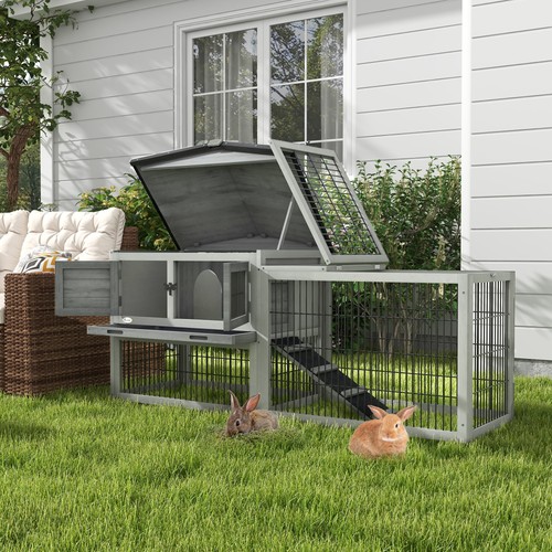Rabbit hutch outdoor wooden - hutch, outdoor,