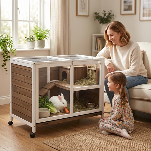 Indoor rabbit hutch guinea - hutch, pig