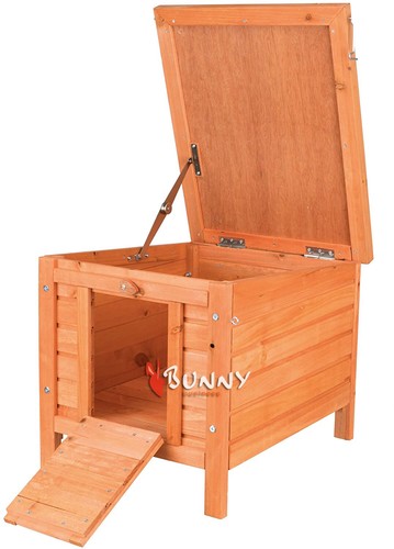 Rabbit hutch hide - house, for