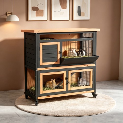 Tier indoor rabbit - 2-tier,