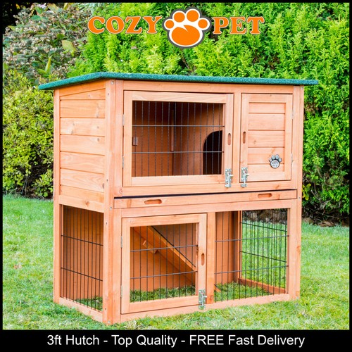 Rabbit hutch 3ft cozy pet - hutch, by
